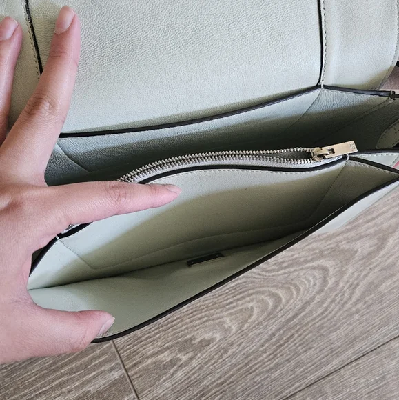 Celine Medium Frame Bag Red & Jade Green Calfskin Leather Fall 2017 Phoebe Philo